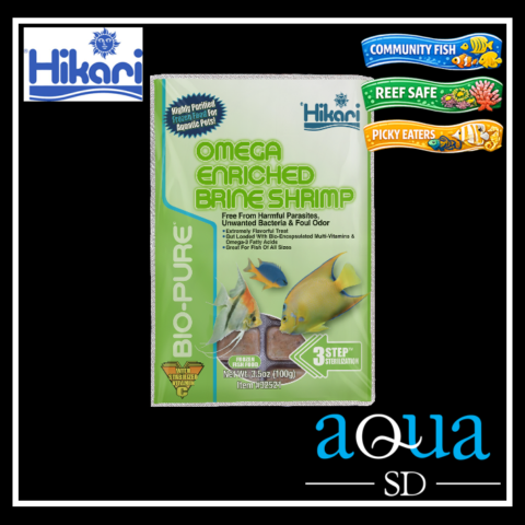 Hikari Omega Enriched Brine Shrimp (100g)