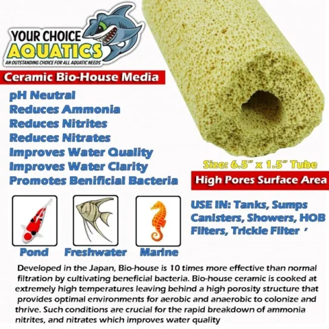 154pcs Ceramic Bio Media / Bacteria House Media Bakki Shower