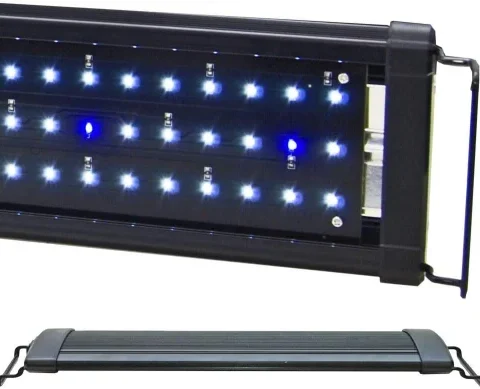 18in. 33 x 0.5W LED, 30pcs white 10000k & 3 pcs Actinic Blue 460nm, fit aquarium 20-24in