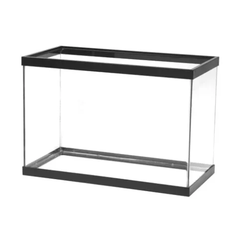 20 Gallon Standard Aquarium - Black Frame, Clear Silcone (24.17"x 12.68"x17.32"H)