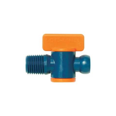 21192 Loc-Line Male NPT Valve for 1/4" ID System, pack of 2