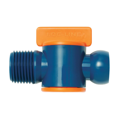 32092 Loc-Line Male NPT Valve for 1/2" ID System, pack of 2