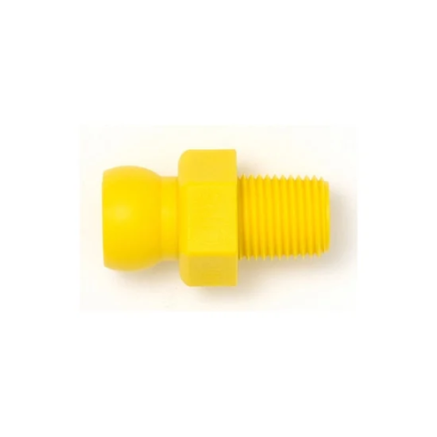 45405 Loc-Line 1/8" Acid Resistant NPT Connector for 1/4" ID System, pack of 4