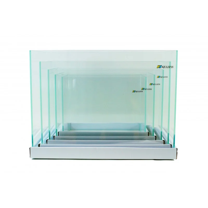 5 in 1 Ultra Clear Rimless Tank Set Aqua Japan