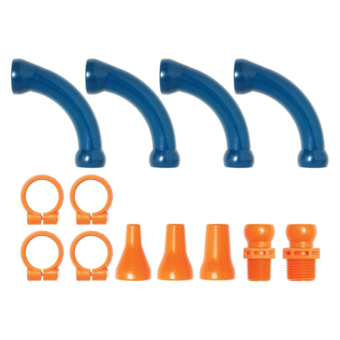 50872 Loc-Line Extended Elbow Kit for 1/2" ID System