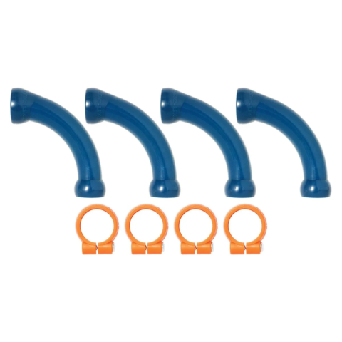 50874 Loc-Line Extended Elbow with Clamps Kit for 1/2" ID System