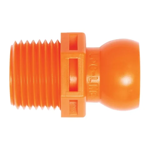 51805 Loc-Line 1/2" NPT Connector for 1/2" ID System, pack of 4