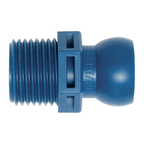 51827 Loc-Line 1/2" BSPT Connector for 1/2" ID System, pack of 4