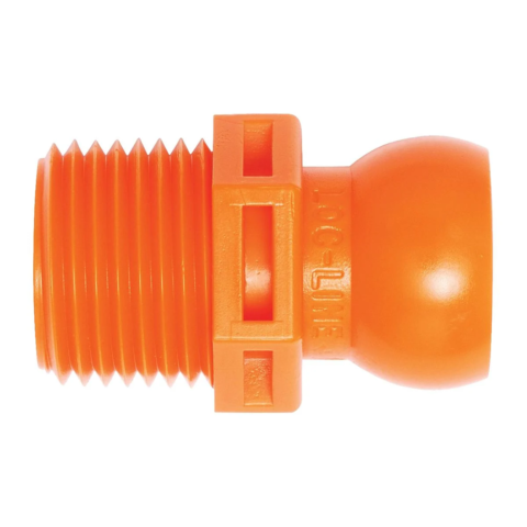 59865 Loc-Line 1/2" NPT Connector for 1/2" ID System, pack of 50