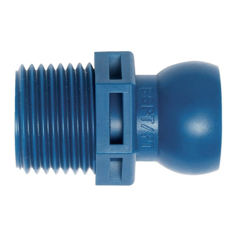 59877 Loc-Line 1/2" BSPT Connector for 1/2" ID System, pack of 50