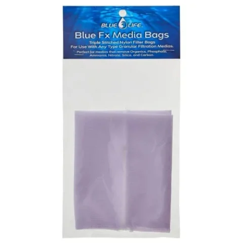 Blue Life Nylon Media Bags with Ties 4 Pack