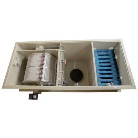 C65M Drum Filter With Moving Bed and Mat - RDF
