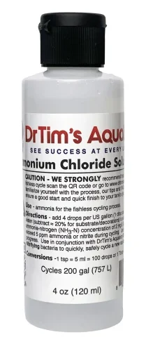 Dr Tim's Ammonium Chloride Solution 4oz 200gal (831)
