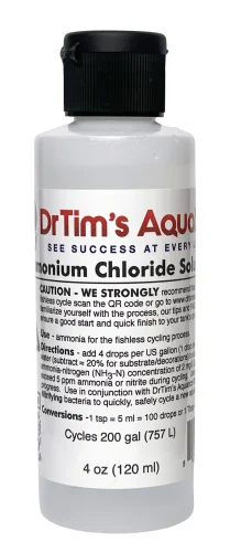 Dr Tim's Ammonium Chloride Solution 4oz 200gal (831)