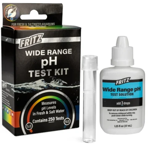 Fritz Wide Range pH Test Kit - 250 Tests (04000)