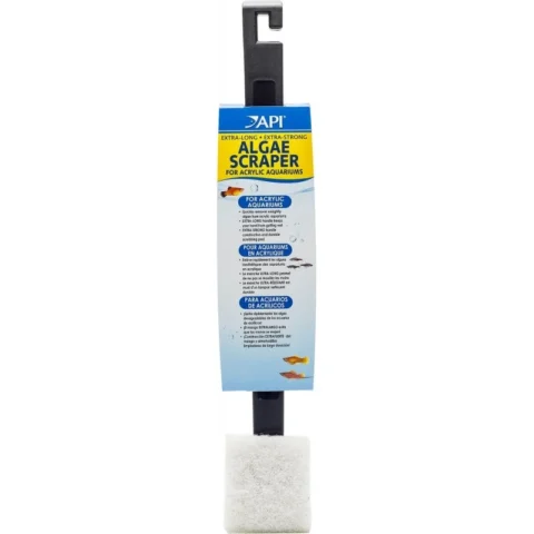 Glass Extra Long Algae Scraper for Aquariums - API