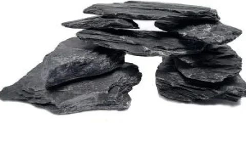 H2Pro Black Slate Rock 44lb Box