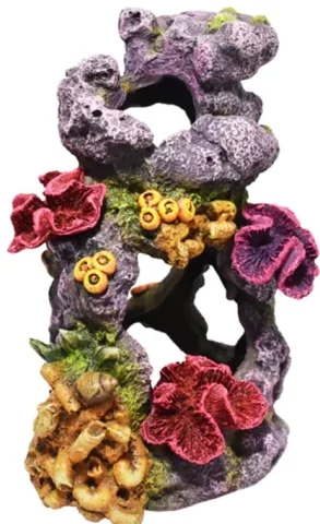 Hikari AS Resin Rock and Coral Swim Through 7.5" (96216)