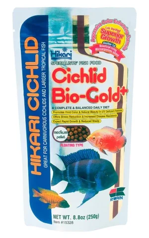 Hikari Cichlid Bio-Glod Med Pellets 8.8oz (15328)