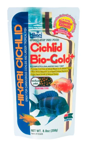 Hikari Cichlid Bio-Glod Med Pellets 8.8oz (15328)