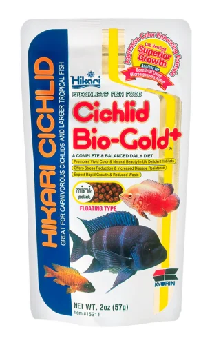 Hikari Cichlid Bio-Gold Mini Pellets 2oz (15211)