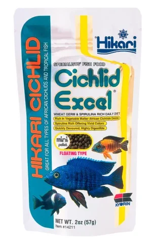 Hikari Cichlid Excel Mini Pellets 2oz (14211)