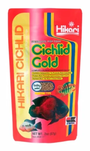 Hikari Cichlid Gold Baby Pellets 2oz (04111)