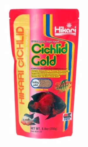 Hikari Cichlid Gold Baby Pellets 8.8oz (04128)