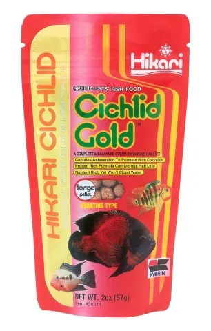 Hikari Cichlid Gold Medium Pellets 2oz (04311)