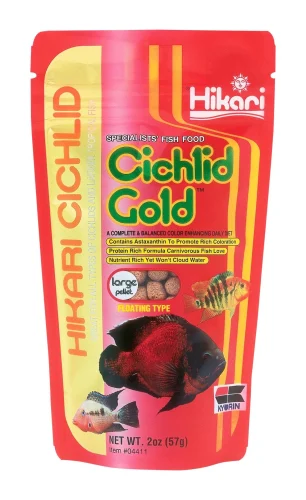 Hikari Cichlid Gold Medium Pellets 2oz (04311)