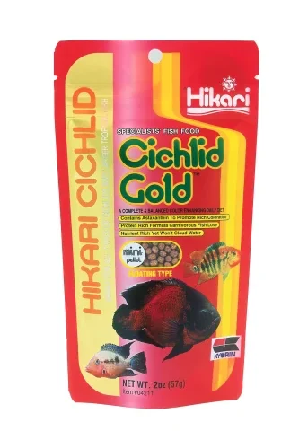 Hikari Cichlid Gold Mini Pellets 2oz (04211)