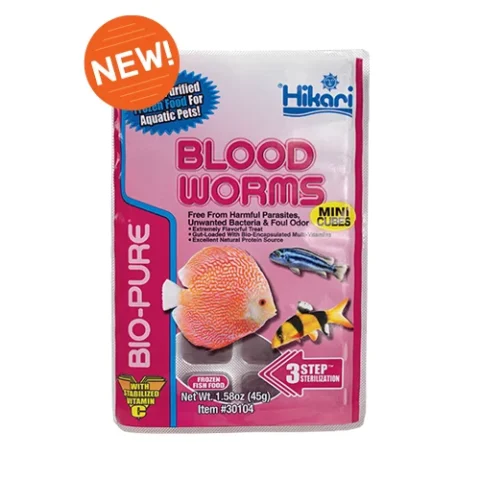 Hikari Frozen Blood Worms Cubes 1.58oz (30104)