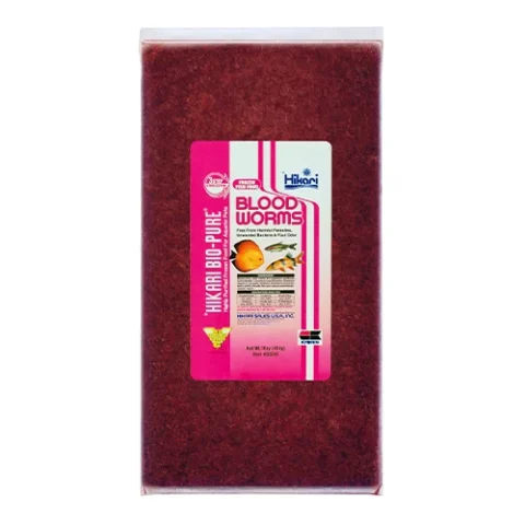 Hikari Frozen Blood Worms Flatpack 16oz (30240)