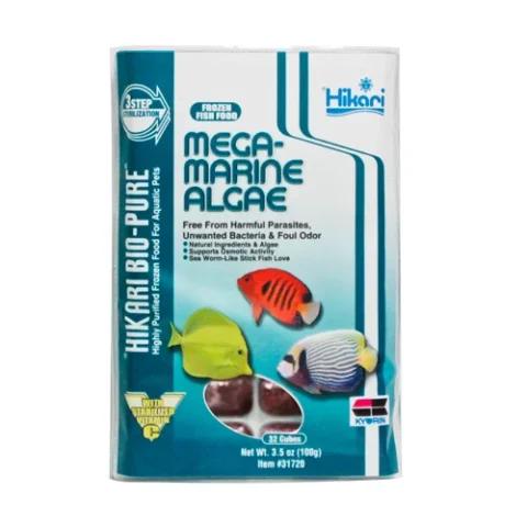 Hikari Frozen Cube Mega-Marine Algae 3.5oz (31720)