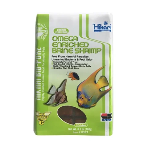 Hikari Frozen Cube Omega Enriched Brine Shrimp 3.5oz (32521)