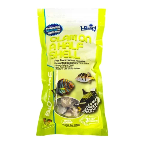 Hikari Frozen Flatback Clam On A Half Shell 6oz (31372)