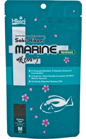 Hikari Saki-Hikari Marine Herbivore Pellets 3.17oz (43526)