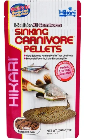 Hikari Sinking Carnivore Pellets 2.61oz (21915)