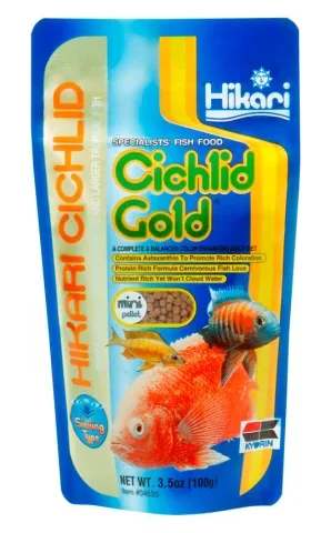 Hikari Sinking Cichlid Gold Mini Pellets 3.5oz (04620)