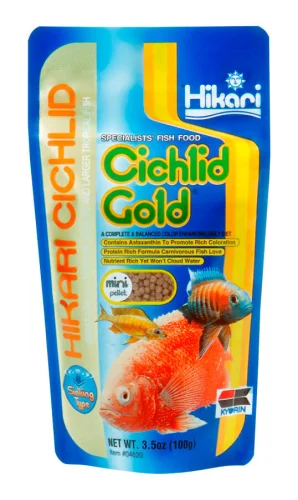 Hikari Sinking Cichlid Gold Mini Pellets 3.5oz (04620)