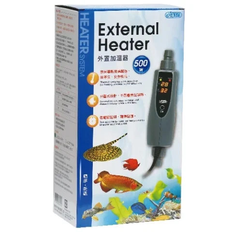 ISTA 500W Inline External Heater - 2 Temperature Sensors, Display in Celsius
