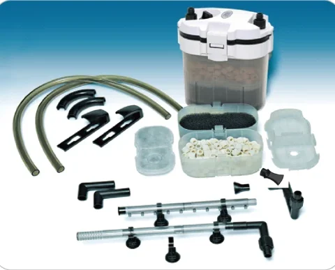 ISTA All-in-one External Canister Filter - 2 Chambers, 95gph (360l/h), For 10 To 21gal Tank (40-80l)