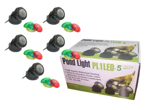 Jebao 5 x 1.6W Submersible LED Lights