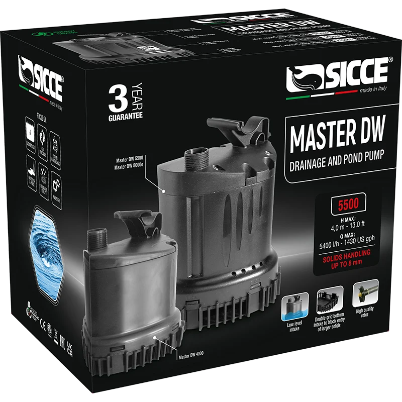MASTER DW 5500 Pump - 1430 gph Sicce Syncra