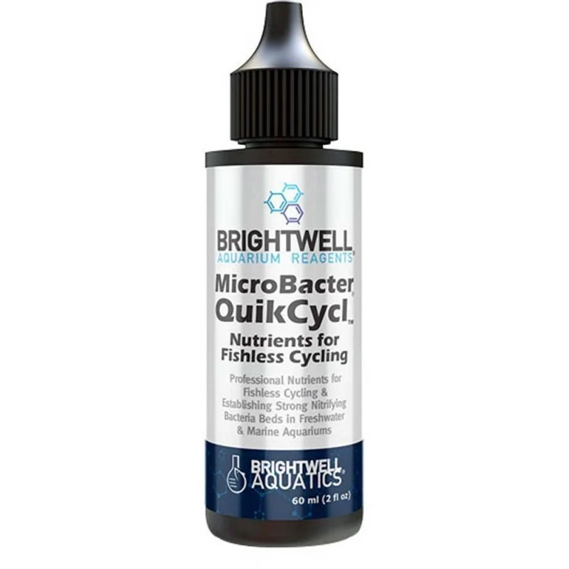 MicroBacter QuikCycl Ammonia Nutrient for Fishless Cycle - Brightwell Aquatics