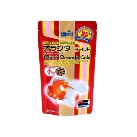 Oranda Gold Goldfish Food - Mini Pellets Hikari