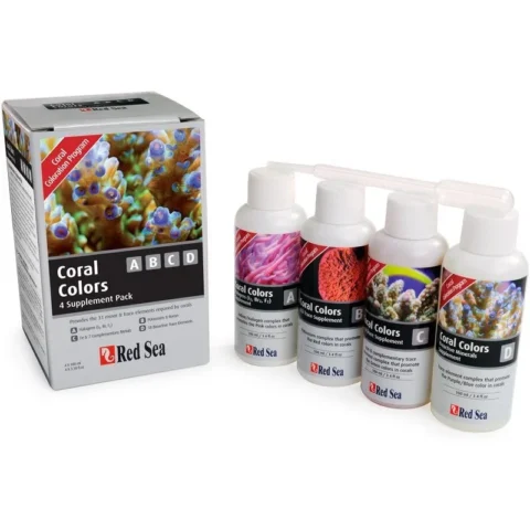 Red Sea Coral Colors - 4 Supplement Pack