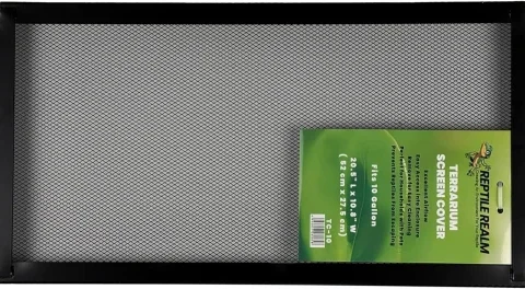Reptile Realm Terrarium Screen Cover TC-10 for 10gal
