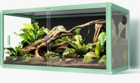Reptizoo TSL Lightweight Eco COmposite Reptile Terrarium 23.6"x17.7"x17.7" (TSL604545)