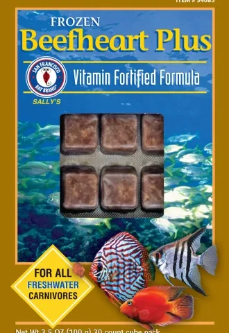 San Francisco Bay Frozen Beefheart Plus Cubes 3.5oz (54085)